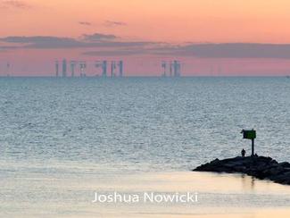 Incroyable mirage sur le lac Michigan