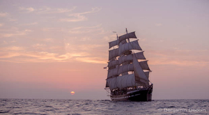 Le Belem, en course ! 