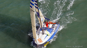 Ian Lipinski en piste pour le trophée Marie-Agnés Péron