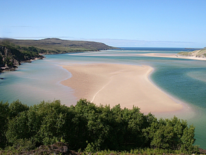L'Écosse, depuis l'océan