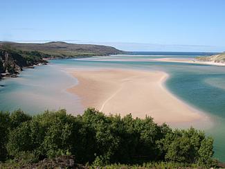 L'Écosse, depuis l'océan