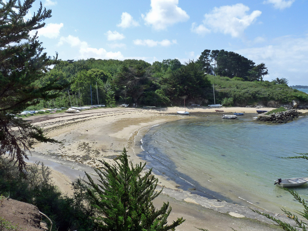 Plage de Gored, l'île aux Moines Nautisme Article