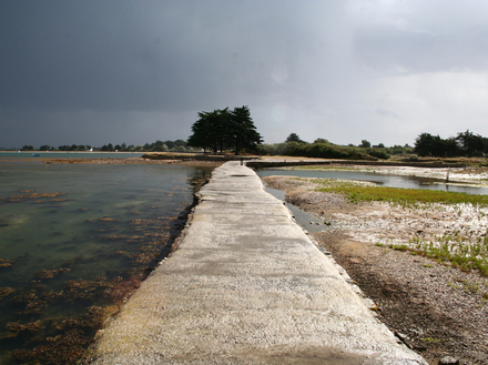 Digue, île d'Arz