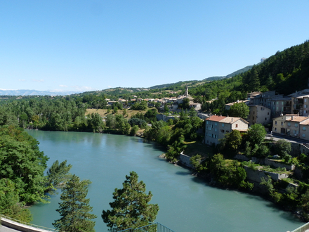 La Durance à Sisteron