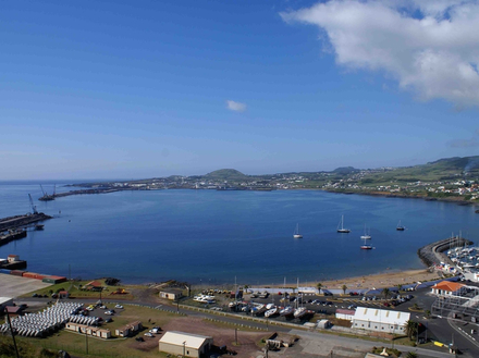 Baia da Praia da Vitoria, Ilha Terceira Baia da Praia da Vitoria, Ilha Terceira