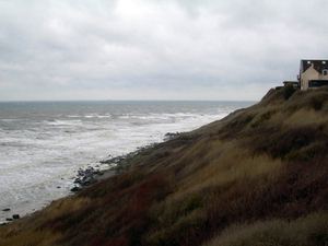 Temps maussade sur les côtes de la Manche