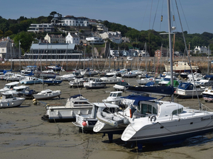 Jersey et la baie de Saint-Aubin