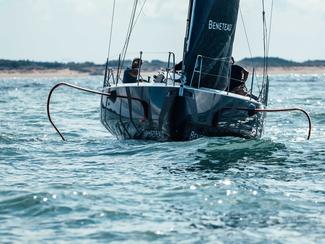 Figaro Bénéteau 3 : premières images en navigation