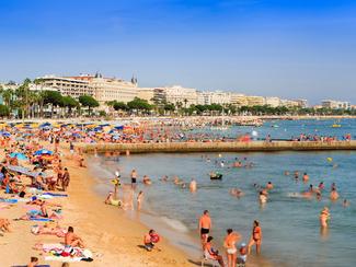 Cannes, le long de la Croisette