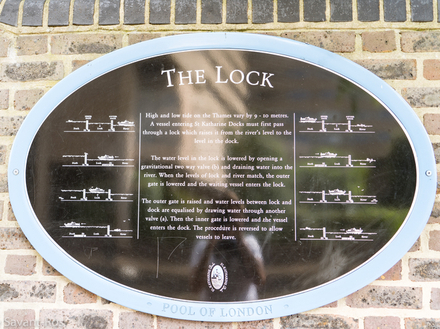 Explication du fonctionnement de l'écluse 