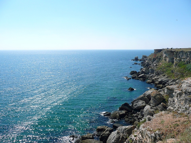 Côte de Kamen Bryag, au nord-est de la Bulgarie Nautisme Article
