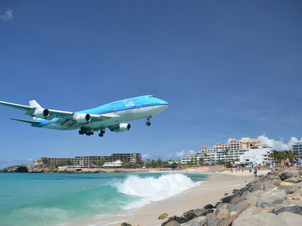 Maho beach, Saint-Martin