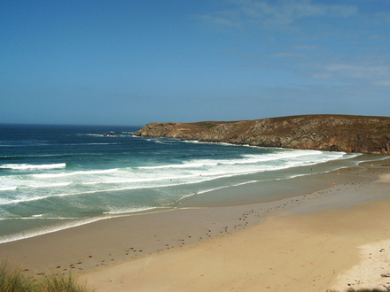 Plage à la Baie des Trépassés
