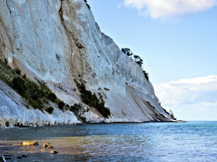 Les falaises de la mer Baltique