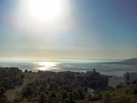 l'étang de Berre depuis Martigues