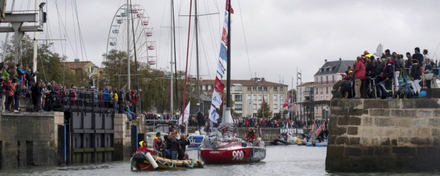 Quentin Vlamynck au départ à la Rochelle Quentin Vlamynck au départ à la Rochelle
