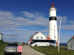 Le phare de Point-Amour, en route vers le Canada