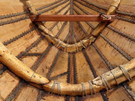 Le Gyptis est en bois cousu