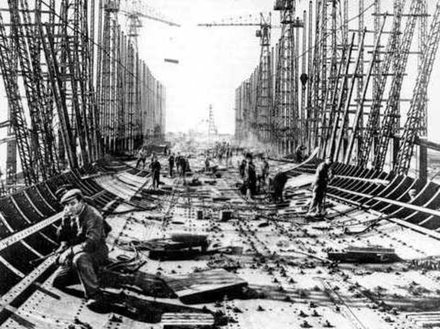 Le Normandie est en acier riveté