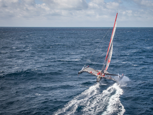 Transat Jacques Vabre : une entame tonique pour Lalou Roucayrol et Alex Pella