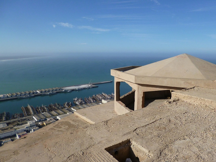 Vue sur le port de pêche d'Agadir