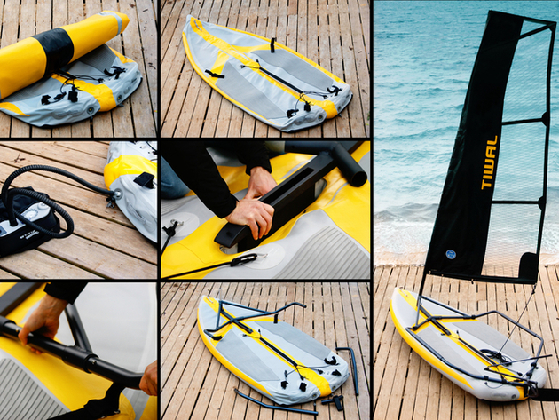Facilement transportable dans deux sacs, il se monte en moins de 20 minutes Nautisme Article