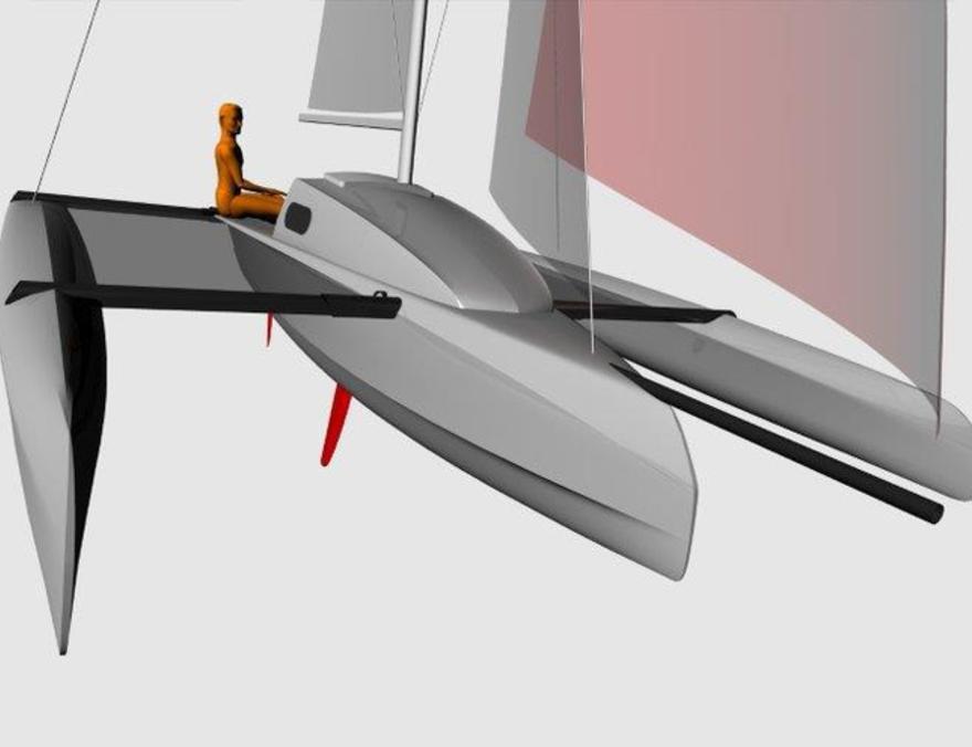 trimaran transportable astus