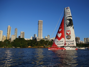 Transat Jacques Vabre : revivez l'arrivée d'Initiatives-Coeur