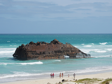 Une épave à Boa Vista