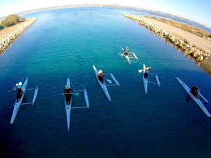Au Pays Basque, des pirogues hawaïennes 100% françaises
