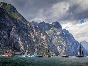 Premier championnat du monde de GC32 sur le Lac de Garde en mai 2018