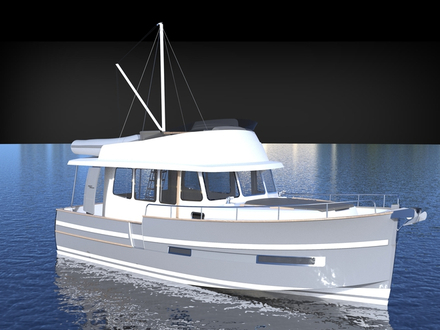 Le futur Rhéa 34 Trawler sera fabriqué non pas en Turquie mais directement sur le site historique du chantier à La Rochelle.