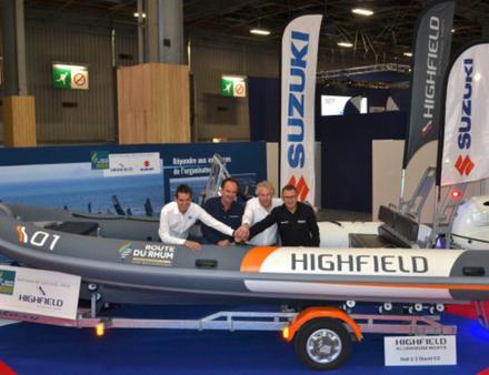 Suzuki et Highfield, flotte officielle de la Route du Rhum - Destination Guadeloupe 2018, lance une série spéciale de 40 semi-rigides. Nautisme Article