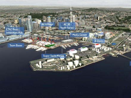 Tout a été pensé pour créer une véritable synergie entre le public et les teams de la prochaine America's Cup en 2021. Tout a été pensé pour créer une véritable synergie entre le public et les teams de la prochaine America's Cup en 2021.