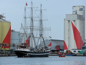 Le Belem mis au sec !