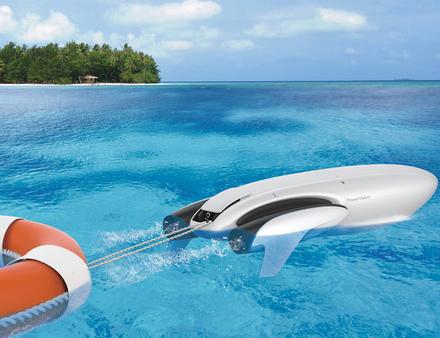 Avec ses 5 m/s, il peut s'avérer très utile en cas de sauvetage en mer ! Nautisme Article
