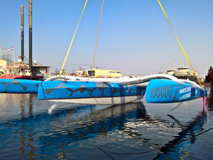 Mise à l'eau du nouveau Multi50 Solidaires En Peloton – ARSEP