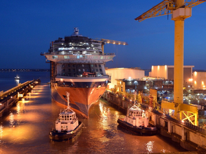 Mise à l'eau du Celebrity Edge 9 mois avant son lancement