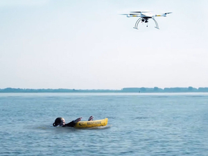 Sauvetage en mer : des drones équipés de bouées individuelles