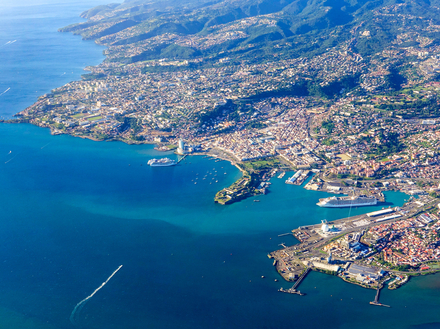 Vue aérienne de Fort-de-France