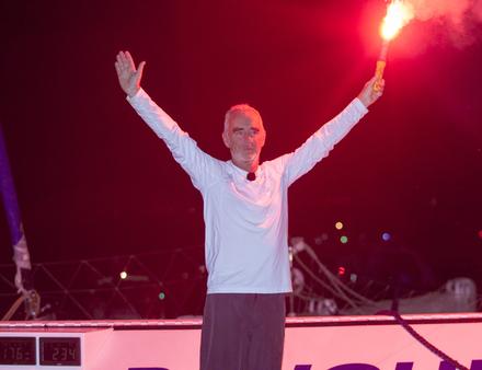 Loïck Peyron, vainqueur toutes catégories confondues, de la Route du Rhum 2014. Nautisme Article