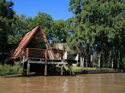 Maison de pêcheur sur le Delta del Tigre Nautisme Article