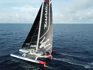 Maserati Multi 70 : encore 2700 milles pour Giovanni Soldini et son équipage avant l'arrivée à Londres