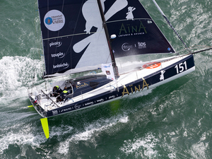 Aymeric Chappellier avec AINA Enfance et Avenir : objectif Route du Rhum !