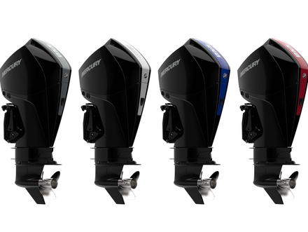 Les nouveaux Mercury sont personnalisables avec plusieurs couleurs au choix pour la partie arrière du moteur.