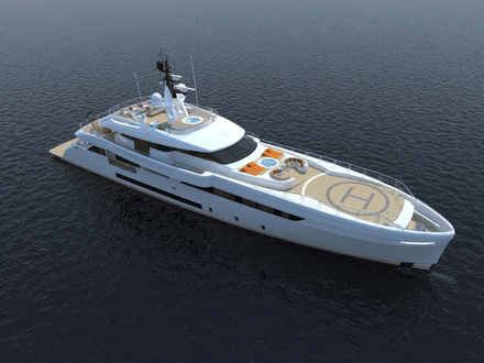Ce super-yacht de 50 mètres est entièrement construit en aluminium. Il sera officiellement prêt pour cet été. Ce super-yacht de 50 mètres est entièrement construit en aluminium. Il sera officiellement prêt pour cet été.