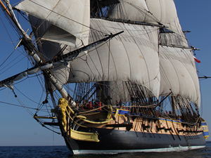 L'Hermione lève l'ancre mercredi pour son périple en Méditerranée