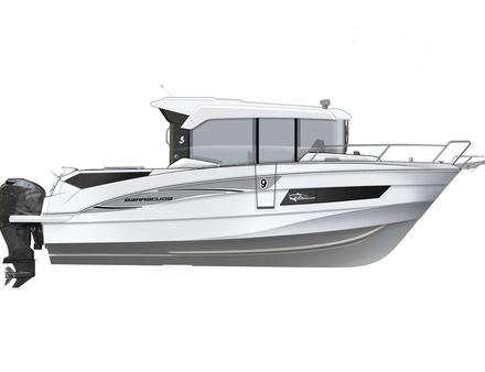Propulsé par deux hors-bord de 500 chevaux maximum, le nouveau Barracuda 9 propose deux capacités de réservoirs carburant : 400 ou 600 litres Nautisme Article