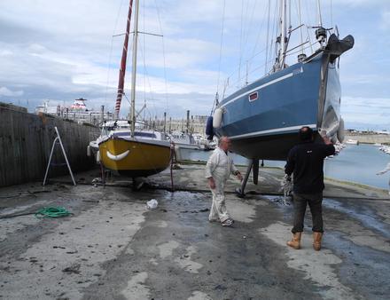 A prévoir : dès le mois de mars, les aires de carénage sont encombrées Nautisme Article