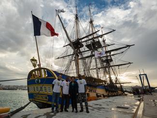 Après Tanger, direction Sète pour l'Hermione